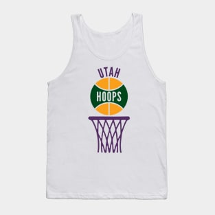 Retro Utah Hoops Logo Tank Top